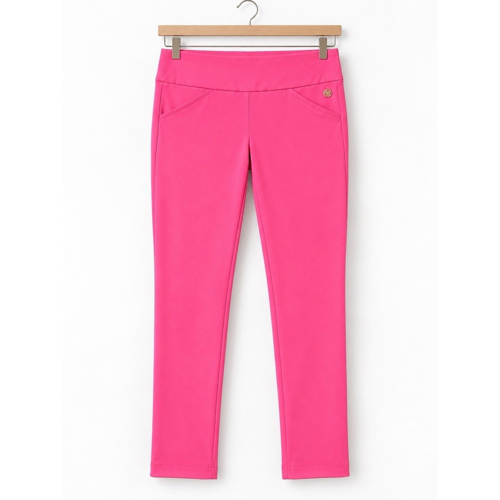 NWT LILLY PULITZER SIZE 0 LUXLETIC CORSO Golf PANTS COCKATOO PINK UPF 50+ Barbie